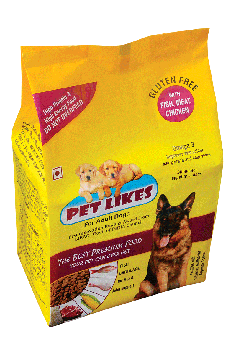 Pet Likes – 4 Kg. Pellet Food For Adult Dogs