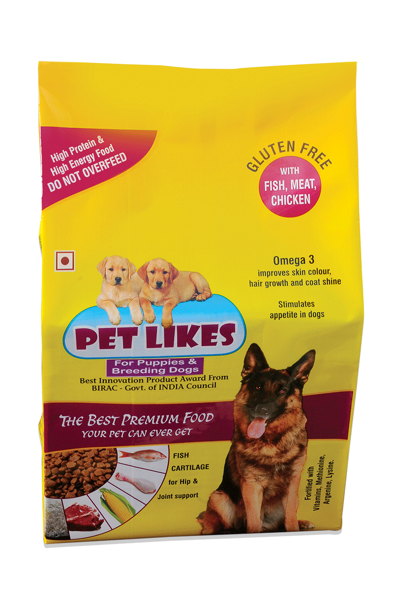 Pet Likes – 4 Kg. Pellet Food For Puppies & Breeding Dogs