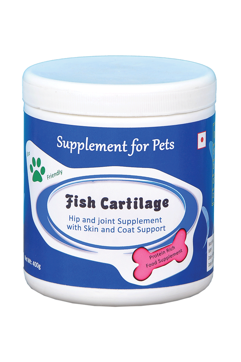 Pet Likes Fish Cartilage – 400 g. Hip & Joint Supplement For Dogs