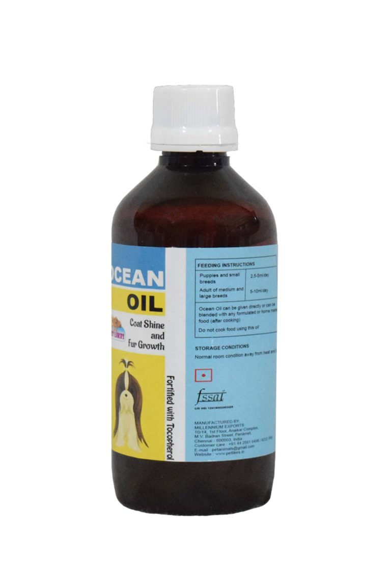Ocean Oil – 200 ml. Fur Growth And Coat Shine For Dogs