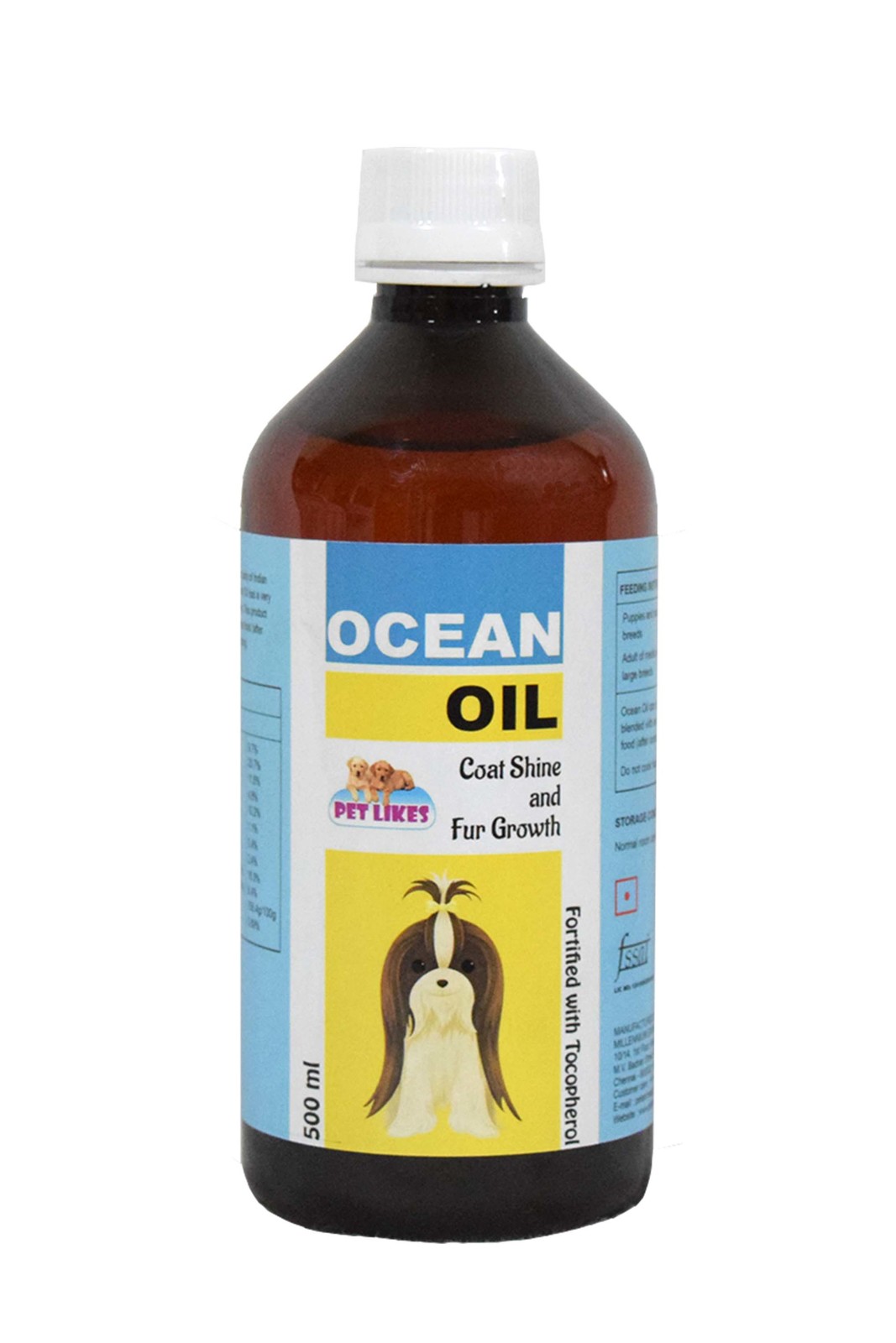 Ocean Oil – 500 ml. Fur Growth And Coat Shine For Dogs